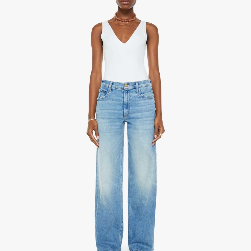 MOTHER Light Blue Flare Jeans